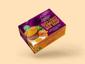 LUMOROSSY GLUTA FRUITY TUMERIC BAR SOAP